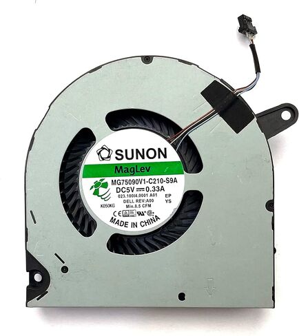 BestParts New CPU+GPU Cooling Fan Replacement for Dell G5 15 5500 (RTX 2060/2070 GPU Series), P/N: 0PC01D 0F3DF0 in Saudi Arabia