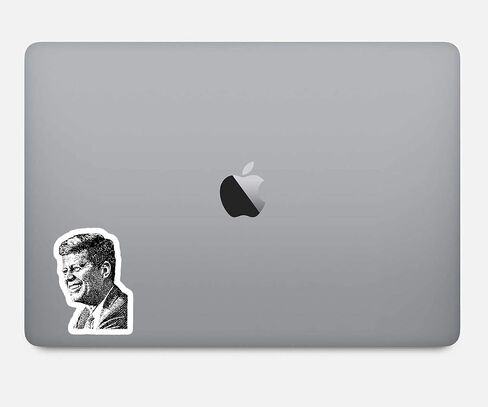 ملصقات JFK التاريخية - 3 عبوات - مجموعة من ملصقات الكمبيوتر المحمول الفينيل مقاس 2.5 و3 و4 بوصة - لأجهزة الكمبيوتر المحمول والهاتف وزجاجة المياه والسيارة والمزيد (3 عبوات) S82324-3Pack in Saudi Arabia