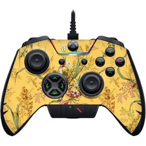 MightySkins Skin Compatible with Razer Wolverine Ultimate - Yellow Marble End | Protective, Durable, and Unique Vinyl Decal wrap Cover | Easy to Apply, Remove, and Change Styles | Made in The USA