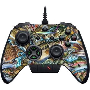 MightySkins Skin Compatible with Razer Wolverine Ultimate - Action Fish Puzzle | Protective, Durable, and Unique Vinyl Decal wrap Cover | Easy to Apply, Remove, and Change Styles | Made in The USA