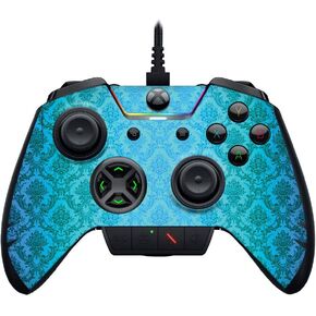 MightySkins Skin Compatible with Razer Wolverine Ultimate - Blue Vintage | Protective, Durable, and Unique Vinyl Decal wrap Cover | Easy to Apply, Remove, and Change Styles | Made in The USA