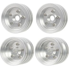 HobbyMarking RC Car Aluminum Wheel Rim Hubs for Tamiya Grasshopper/Hornet/Mighty Frog/Super Champ/Fighting Buggy Upgrade