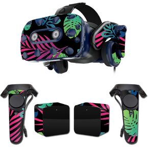 MightySkins Skin Compatible with HTC Vive Pro VR Headset - Neon Tropics | Protective, Durable, and Unique Vinyl Decal wrap Cover | Easy to Apply, Remove, and Change Styles | Made in The USA