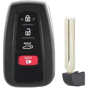 Smart Remote Key Fob Replacement Compatible with Toyota RAV4 2019 2020 2021 231451-0351 G Board HYQ14FBC 8990H-0R030 4 Buttons
