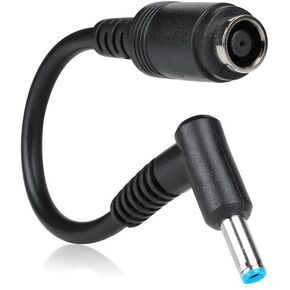 Ac Power Cord Charger Laptop Adapter Tip Connector Converter for HP Stream Spectre Pavilion Envy EliteBook Split Chromebook EliteBook Folio Female 7.4x5.0mm to 4.5x3.0mm