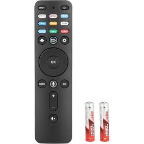 XRT260 Voice Remote Control Compatible with Vizio Smart TV V-Series M-Series P-Series Replacement Controller with Netflix PrimeVideo Xumo Hulu Redbox Tubi Watch Free Buttons with Batteries