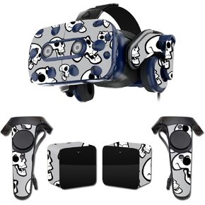 MightySkins Skin Compatible With HTC VIVE Pro VR Headset - Laughing Skulls | Protective, Durable, and Unique Vinyl Decal wrap cover | Easy To Apply, Remove, and Change Styles | Made in the USA