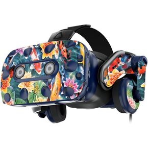 MightySkins Skin Compatible with HTC Vive Pro VR Headset - Koi Pond | Protective, Durable, and Unique Vinyl Decal wrap Cover | Easy to Apply, Remove, and Change Styles | Made in The USA