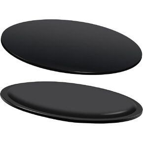 Car Dashboard 80mm Adhesive Mounting Disk - Removable TPU Circular Sticky Suction Cup Base Adapter Plate Disc for Garmin GPS Tomtom Nav Car Dash Cam Cell Phone Reusable Console Pedestal (2 PCS)