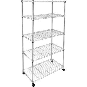 YSSOA Heavy Duty 5-Shelf Shelving Unit，2-Pack