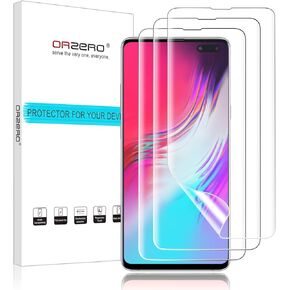 Orzero (3 Pack) Compatible for Samsung Galaxy S10 5G 6.7 inch Soft TPU Screen Protector, Premium Quality Edge to Edge (Full Coverage) Screen Protector, Anti-Scratch Bubble-Free