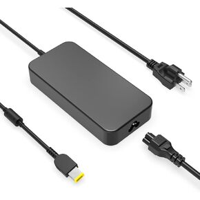 135W AC Adapter Charger Compatible with Lenovo Laptop, Square Head, UL-Listed for Safety, Ultra Thin, 4X20E50558 888015027