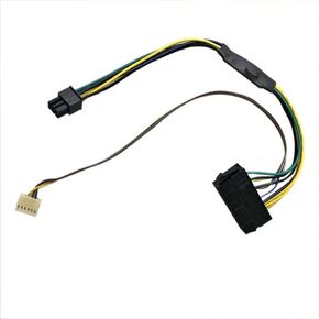 90(30cm) 12" ATX Main 18AWG 24-Pin to 6-Pin PSU Power Supply Adapter Cable Replacement for HP Elite 8100 8200 8300 800 G1 Z220 Z230 Z240 Compaq 6200 Pro MT