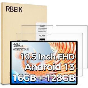2Pack Screen Protector for TECLAST T45HD 10.1" Tablet, 9H Hardness Tempered Glass