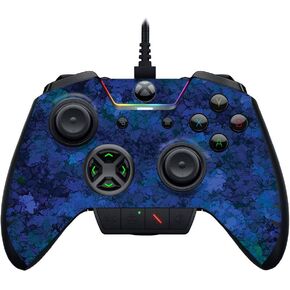MightySkins Skin Compatible with Razer Wolverine Ultimate - Blue Ice | Protective, Durable, and Unique Vinyl Decal wrap Cover | Easy to Apply, Remove, and Change Styles | Made in The USA
