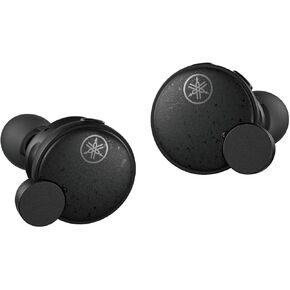 Yamaha TW-E7B True Wireless Earbuds with Bluetooth 5.2, Active Noise Cancelling, True Sound, Qualcomm cVc Clear Voice Capture, Advanced Listening Care and IPX5 Water Resistant for Sport (Black)