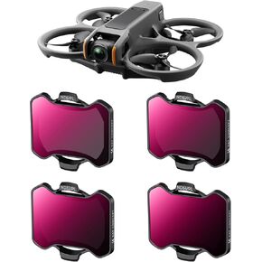 K&F CONCEPT Upgrade 4Pack ND Filter Kit Compatible with DJI Avata 2, ND8 ND16 ND32 ND64 Neutral Density Filters Drone Lens Accessories, Multi-Coated HD Optical Glass/Gimbal Safe | ND8 ND16 ND32 ND64 Neutral Density Filters Drone Lens Accessories, Multi-Co in Kuwait
