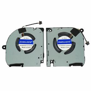 Replacement New CPU +GPU Cooling Fan for DELL G7 7500 Laptop (MG75080V1-C010-S9A 00XPY2 CPU DC5V 00.41A)(MG80081V1-C010-S9A 08THFX GPU 0.54A DC12V) Fan