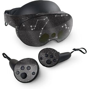 MightySkins Glossy Glitter Skin Compatible with Meta Quest Pro - Constellations | Protective, Durable High-Gloss Glitter Finish | Easy to Apply, Remove, and Change Styles | Made in The USA