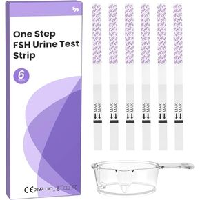 femometer FSH Menopause Test, Fertility Test Highly Sensitive FSH Test Strips, Help Understand Your Ovarian Reserve, Determine Your Fertility and Detect Menopause, Includes 3 FSH Tests