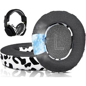 SOULWIT Cooling-Gel Replacement Earpads for Astro A10 Gen 2 Wired Headset, Ear Pads Cushions with Durable Ice Silk Fabric, Comfort Noise Isolation Foam - Red Storm