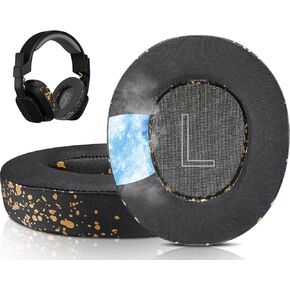 SOULWIT Cooling-Gel Replacement Earpads for Astro A10 Gen 2 Wired Headset, Ear Pads Cushions with Durable Ice Silk Fabric, Comfort Noise Isolation Foam - Black in Saudi Arabia