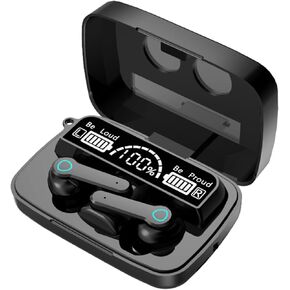 True Wireless Earbuds, 2024 Bluetooth Headphones 5.3 Earbuds, Waterproof Touch Control Ear Buds in-Ear Built-in Mic, with LED Power Display, IP7 Waterproof Earphones Sport Headset - Model 9