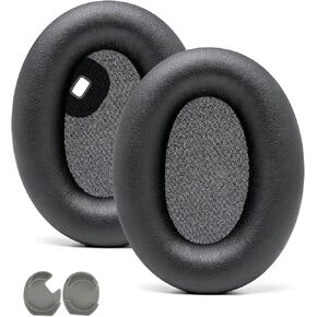 Replacement WH1000XM4 Earpads for Sony WH-1000XM4 Over-Ear Headphones, Compatibel WH1000XM4 Ear Cushions with Softer Protein Leather, Noise Isolation Memory Foam, Black