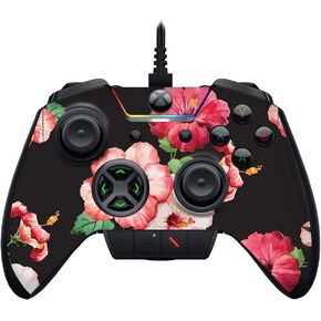 MightySkins Skin Compatible with Razer Wolverine Ultimate - Hibiscus | Protective, Durable, and Unique Vinyl Decal wrap Cover | Easy to Apply, Remove, and Change Styles | Made in The USA