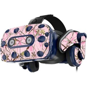 MightySkins Skin Compatible with HTC Vive Pro VR Headset - Conceal Pink | Protective, Durable, and Unique Vinyl Decal wrap Cover | Easy to Apply, Remove, and Change Styles | Made in The USA