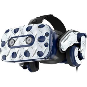 MightySkins Skin Compatible with HTC Vive Pro VR Headset - Diamond Plate | Protective, Durable, and Unique Vinyl Decal wrap Cover | Easy to Apply, Remove, and Change Styles | Made in The USA