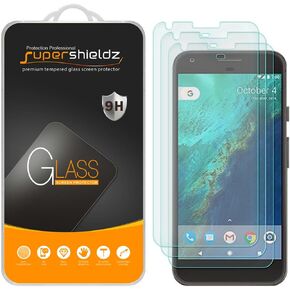 Supershieldz (3 Pack) Designed for Google (Pixel XL) Tempered Glass Screen Protector, Anti Scratch, Bubble Free
