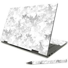 MightySkins Skin Compatible with HP Envy x360 15" (2021) - Red Modern Camo | Protective, Durable, and Unique Vinyl Decal wrap Cover | Easy to Apply, Remove, and Change Styles | Made in The USA