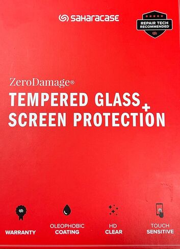 SaharaCase - واقي شاشة زجاجي مقوى فائق القوة من ZeroDamage لجهاز Apple iPad Pro 11 بوصة (الجيل الثاني والثالث والرابع 2020-2022) - تغطية كاملة قوية ضد الخدش/بصمات الأصابع وخالية من الفقاعات لمدة 9 ساعات in Saudi Arabia