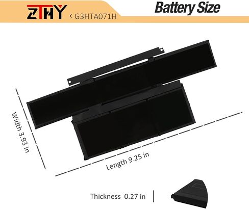 ZTHY G3HTA071H G3HTA072H استبدال بطارية الكمبيوتر المحمول لـ Microsoft Surface Laptop Studio 1 / Microsoft Surface Laptop Studio 1964 / Microsoft Surface Laptop Studio 1964 14.4 بوصة سلسلة 11.38V 56.3Wh in Saudi Arabia
