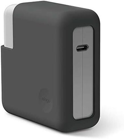غطاء شاحن Elago متوافق مع MacBook Pro 13" M2 2022، MacBook Pro 14" M1 Pro مع وحدة المعالجة المركزية 8 النواة 2021 وMacBook Pro 13" 2016-2020 [رمادي داكن] in Saudi Arabia