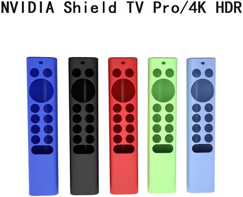 5 عبوات لجهاز NVIDIA Shield TV Pro/4K HDR حافظة حماية من السيليكون مقاومة للسقوط ومقاومة للماء in Saudi Arabia