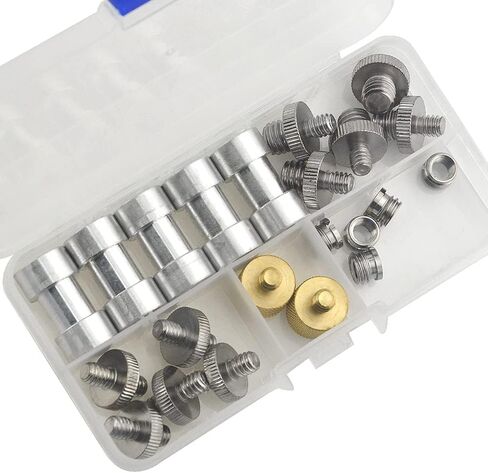 Camera Mount Screw Adapter 22Pack 1/4 Inch and 3/8 Inch Camera Screws Tripod Threaded Screws Adapter Camera Screw Mount Set for Camera Tripod Mono-pod Flash Light in Saudi Arabia