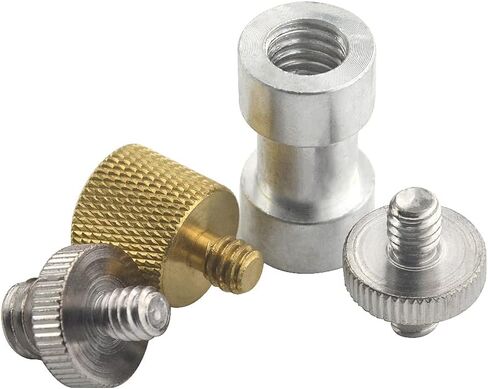 Camera Mount Screw Adapter 22Pack 1/4 Inch and 3/8 Inch Camera Screws Tripod Threaded Screws Adapter Camera Screw Mount Set for Camera Tripod Mono-pod Flash Light in Saudi Arabia