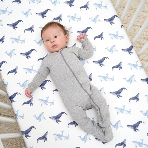 ملاءة سرير أطفال منسوجة من Gerber Baby للجنسين مكونة من قطعتين، Dino Time، مقاس واحد in Kuwait