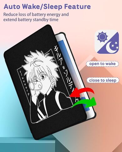 Trendy Fan for iPad Air 2/Air 1/for iPad 5th/6th Generation/Pro 9.7 inch Case for Boys Kids Teen Girls Anime Cool Cartoon Cute 360° Rotating Folio Stand Pencil Holder for Apple i Pad 9.7 inch Cover in Saudi Arabia