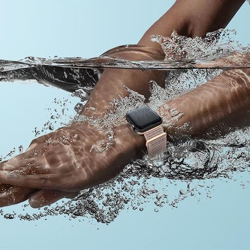4 قطع من حزام النايلون الرياضي المتوافق مع سوار ساعة Apple مقاس 38 مم 40 مم 41 مم للنساء والرجال، حزام حلقة منفرد قابل للتعديل لسلسلة iWatch Series Ultra/SE/9/8/7/6/5/4/3/2/1، أسود/أبيض/ الوردي / الرمان in Saudi Arabia