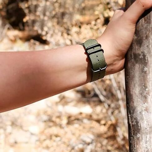 سوار منسوج من hengkang مناسب للساعة الذكية Amazfit Active Edge، نسيج نايلون مسامي بديل لساعة اليد وأساور المعصم وإكسسوارات السوار لساعة Amazfit Active Edge (A2212) للرجال والنساء in Kuwait