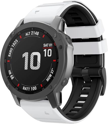 OVERSTEP Compatible with Garmin Fenix 7 Band, 22mm Wide Soft Replacement Strap for FeniX 5, Fenix 5 Plus, Fenix 6, Fenix 6 Pro, Fenix 7 Pro Smart Watch in Saudi Arabia
