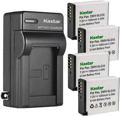 Kastar 2-Pack BP-DC15 Battery and AC Wall Charger Replacement for Leica BP-DC15 Battery, Leica BC-DC15 Charger, Leica Type 109 Leica C-Lux Leica D-Lux Leica D-Lux 7 Digital Cameras in Saudi Arabia