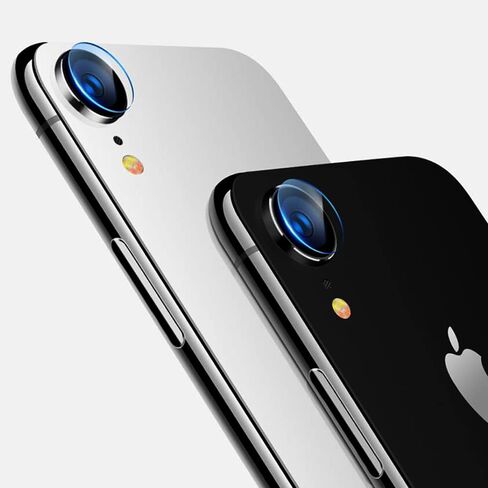 AKWOX 4 Pack متوافق مع iPhone XR واقي عدسة الكاميرا الزجاجي، رفيع للغاية 0.2 مم، مضاد للخدش، مقاوم للغبار، شفافية عالية in Kuwait