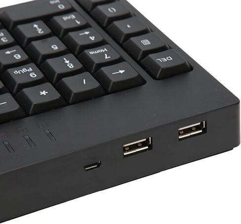 Ergonomic Left Handed Keyboard for Business Engineers, 109 Keys USB Wired Computer Keyboard with 2 HUB for Left Handed People for, 7, 8, 10 in Saudi Arabia