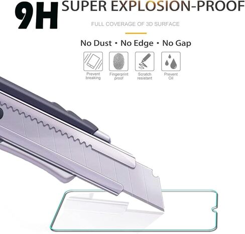 (3 Pack) Compatible for vortex HD65 PLUS Screen Protector Tempered Glass [Hardness 9H ][High definition] [Anti Scratch] in Saudi Arabia