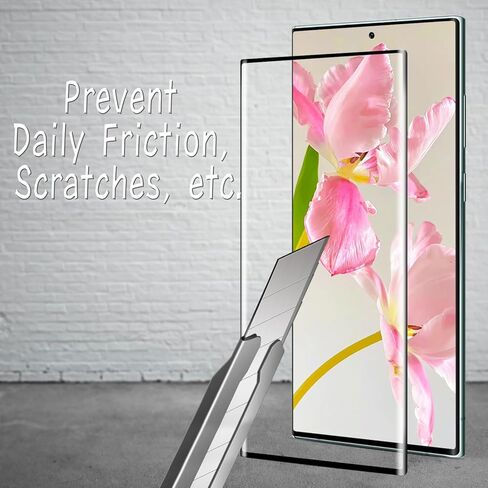 (عبوتان) واقي شاشة لهاتف سامسونج جالاكسي S22 من الزجاج المقسى الفائق، تغطية شاشة كاملة منحنية ثلاثية الأبعاد، مقاوم للخدش، عالي الوضوح in Kuwait