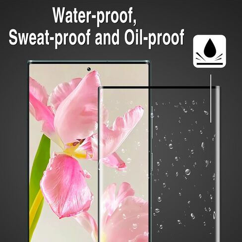 (عبوتان) واقي شاشة لهاتف سامسونج جالاكسي S22 من الزجاج المقسى الفائق، تغطية شاشة كاملة منحنية ثلاثية الأبعاد، مقاوم للخدش، عالي الوضوح in Kuwait